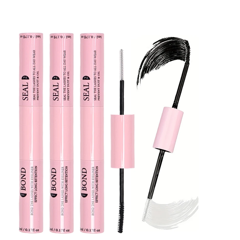 Eyelash Extension Glue For Sensitive Eyes - 3 個の接着剤とシーリングまつげ接着剤 2-in-1、DIY グループまつげ、家庭用つけまつげメイクアップツールに最適