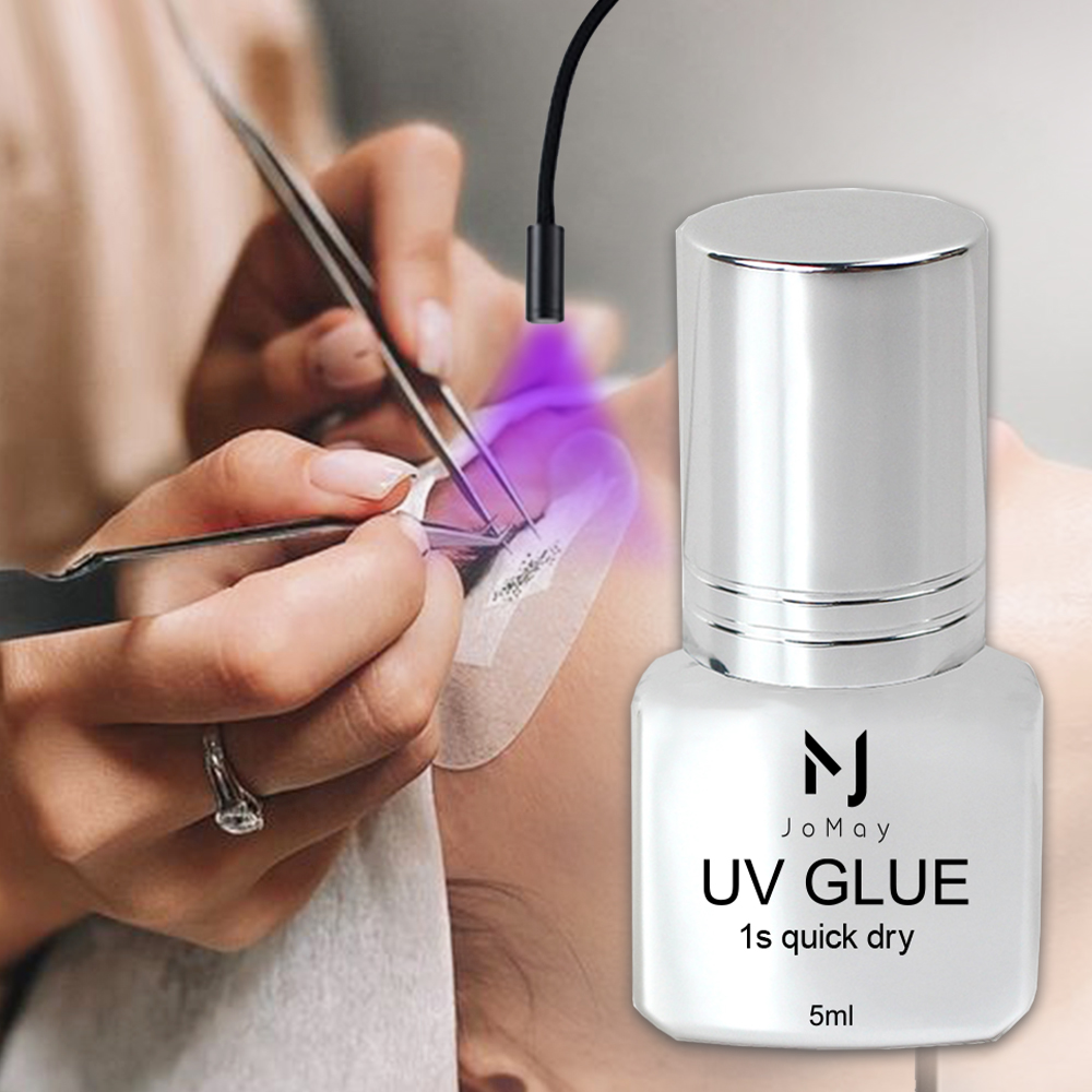 Eyelash Extension Glue For Sensitive Eyes - JOMAY 接着剤まつげエクステンション UV 接着剤速乾性 5 ミリリットルプロフェッショナルつけまつげ接着剤メイクアップツール