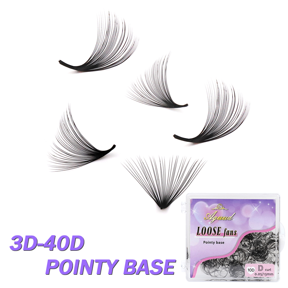 Eyelash Extension Russian - AGUUD 30D 40D クラスタールーズファン ラッシュ 7mm