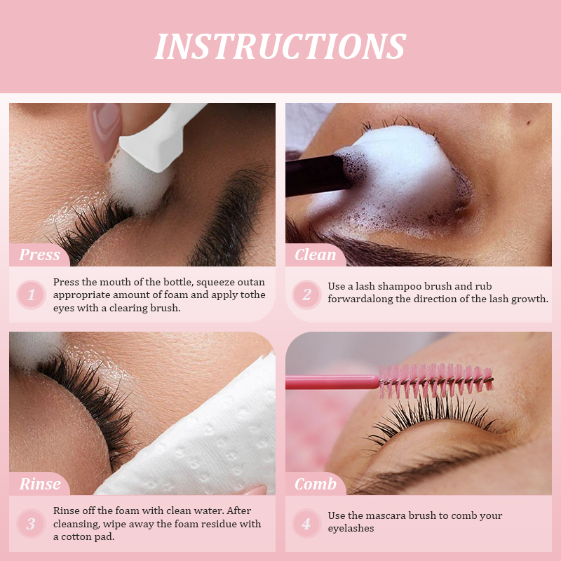 ナチュアハナ 60ml ラッシュシャンプー フォーミングクレ - Eyelash Extension No 9 のレビューと価格