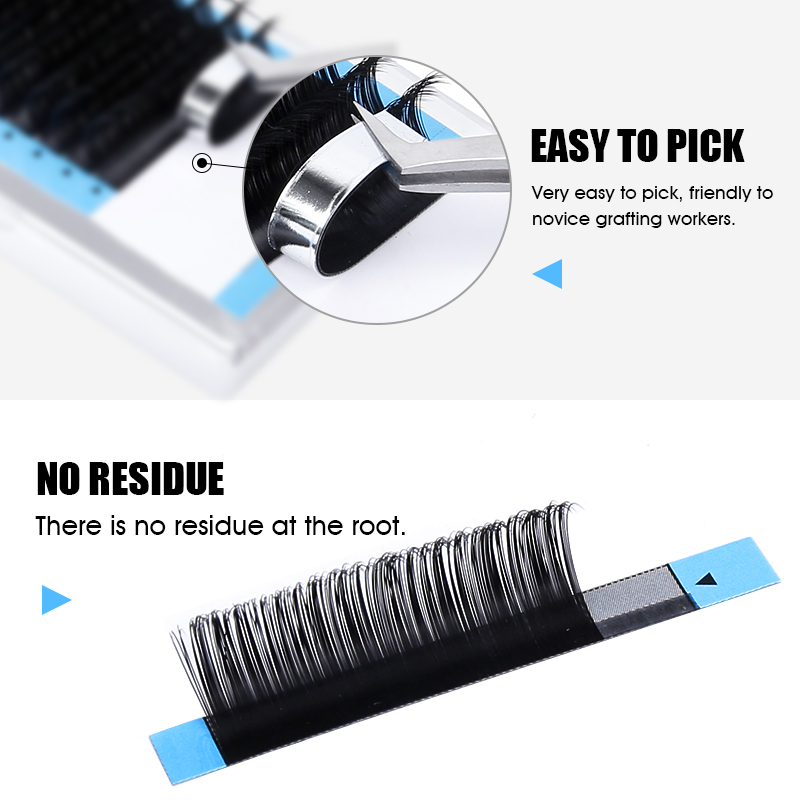 男性のための古典的な不規則なまつ毛の延長,自然な効果のフェザ - Eyelash Extension Russian のレビューと価格