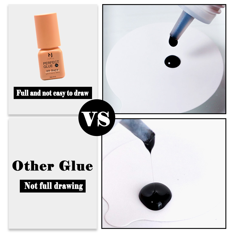 JOMAY まつげエクステンション接着剤 0.3-2 秒速乾 - Eyelash Extension Glue For Sensitive Eyes のレビューと価格