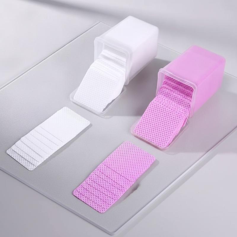200枚入り 糸くずの出ないネイルワイプ まつげエクステグル - Eyelash Extension Removal のレビューと価格