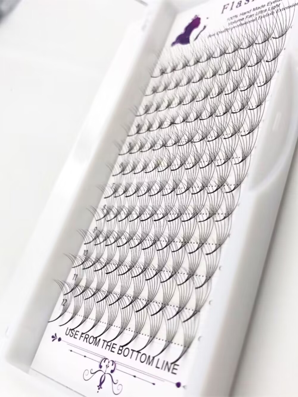 フラッシュガール 最高品質 プレメイドファン ボリュームラッ - Eyelash Extension Single Lash のレビューと価格