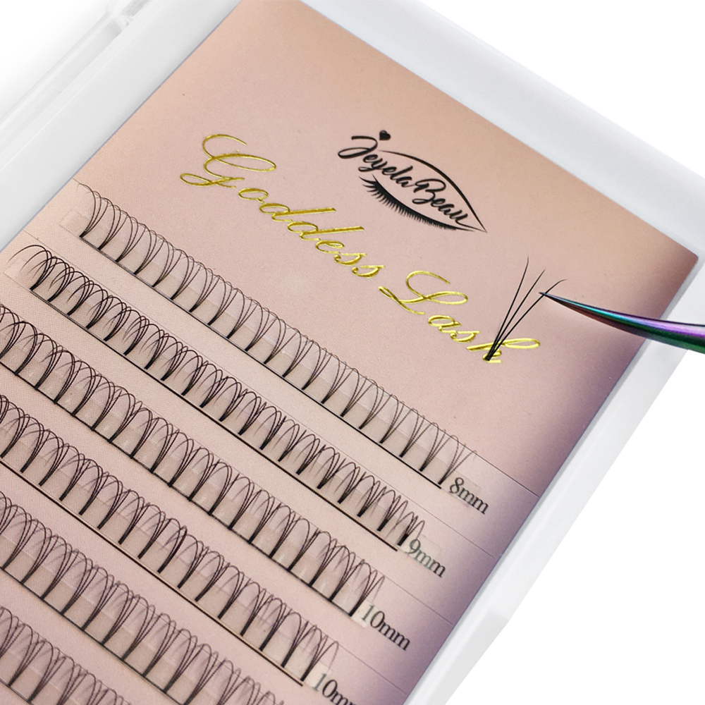 女神 3D 既成ファンまつげエクステンションショートルート  - Eyelash Extension Russian のレビューと価格