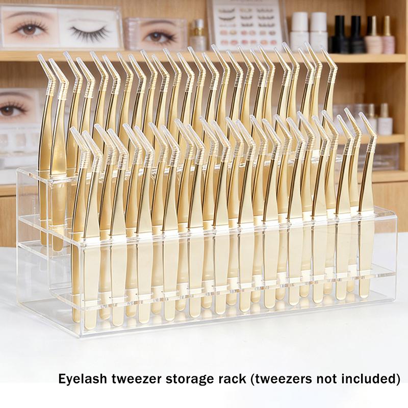 ピンセット収納ボックス多穴ホルダーまつげメイクアップツールプ - Eyelash Extension Salon のレビューと価格