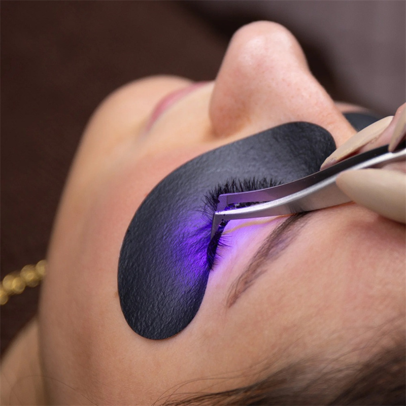 50 ペアのパッド入り UV ブラックパッチと UV 保護メ - Eyelash Extension With Glasses のレビューと価格