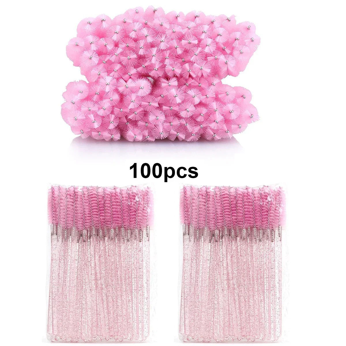 100 個使い捨てまつげブラシ Spoolies マイクロラ - Eyelash Extension Wholesale のレビューと価格
