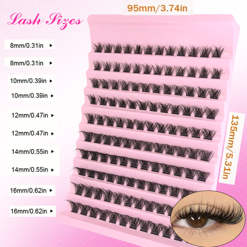 DIY まつげエクステンションキット個別まつげクラスターミッ - Eyelash Extension London のレビューと価格