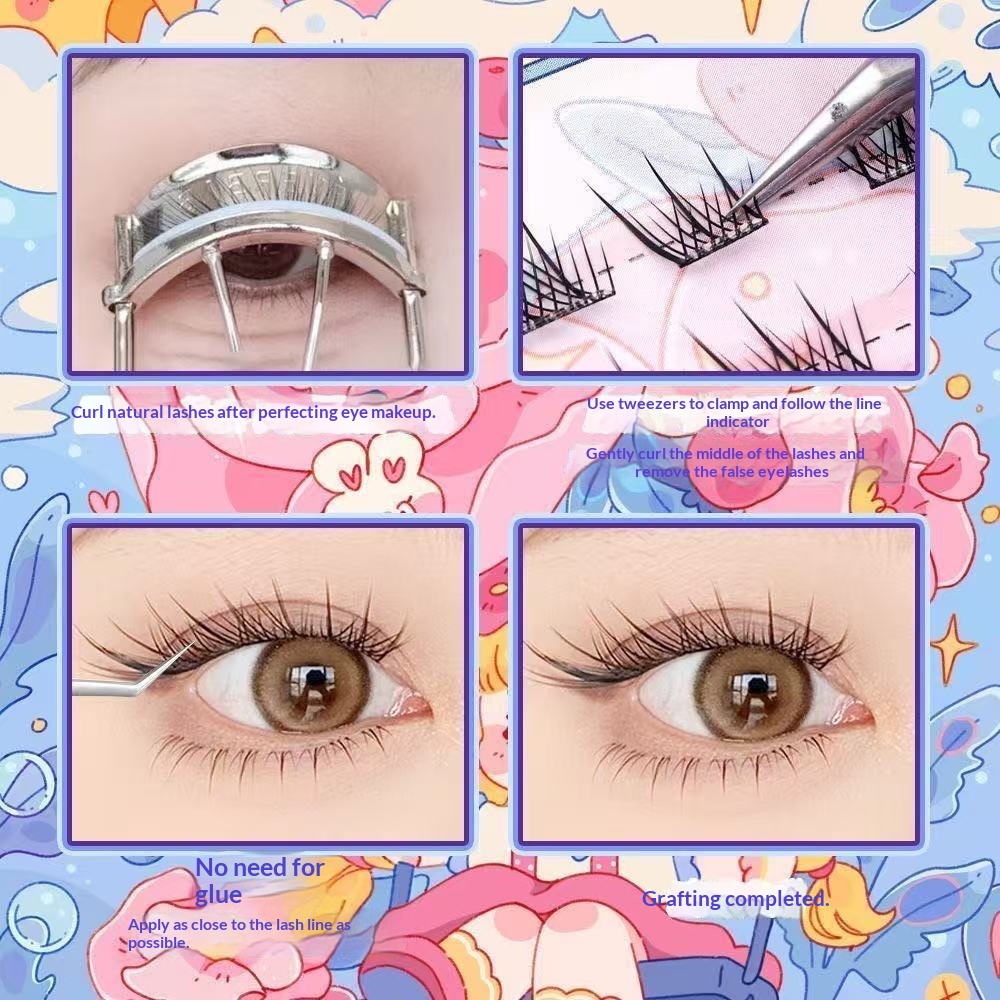 120 クラスター接着剤不要つけまつげ再利用可能な自己粘着ふ - Eyelash Extension Glue For Sensitive Eyes のレビューと価格