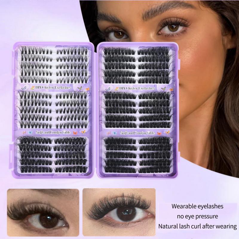 3D ふわふわカール加工ヨーロピアンスタイルつけまつげ 厚い - Eyelash Extension Single Lash のレビューと価格