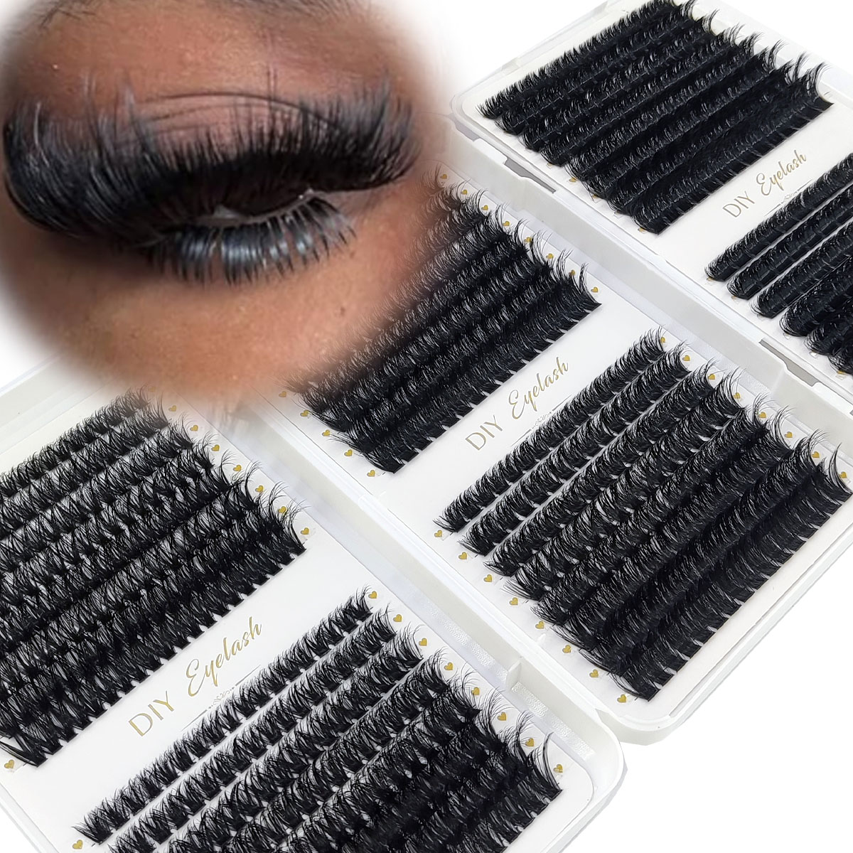 HBZGTLAD 200D-60D ボトム＆ポイントドアイラ - Eyelash Extension Single Lash のレビューと価格