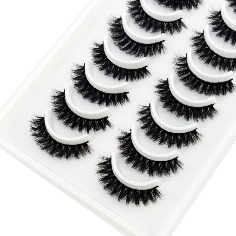 HBZGTLAD ロシアストリップまつげ 10 ペア 3D  - Eyelash Extension Russian のレビューと価格