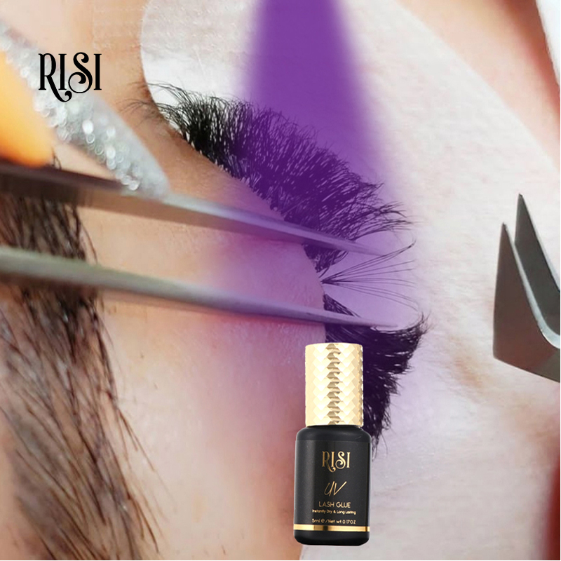 速乾性UVアイラッシュエクステンション接着剤、強力で長持ち、 - Eyelash Extension Glue For Sensitive Eyes のレビューと価格