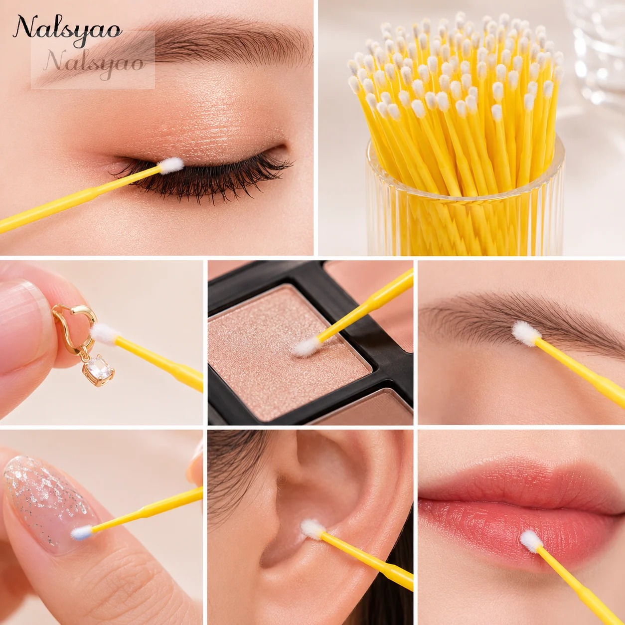 500本入りまつげエクステンションクリーニングスワブ、ラッシ - Eyelash Extension Removal のレビューと価格