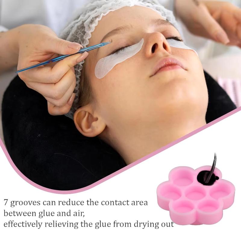 まつげエクステンション用フラワーシェイプグルーカップ 120 - Eyelash Extension Process のレビューと価格