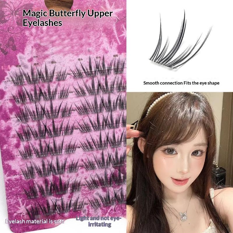 DIY天然フェザーカールラッシュグルーフリーセグメント式個別 - Eyelash Extension Single Lash のレビューと価格