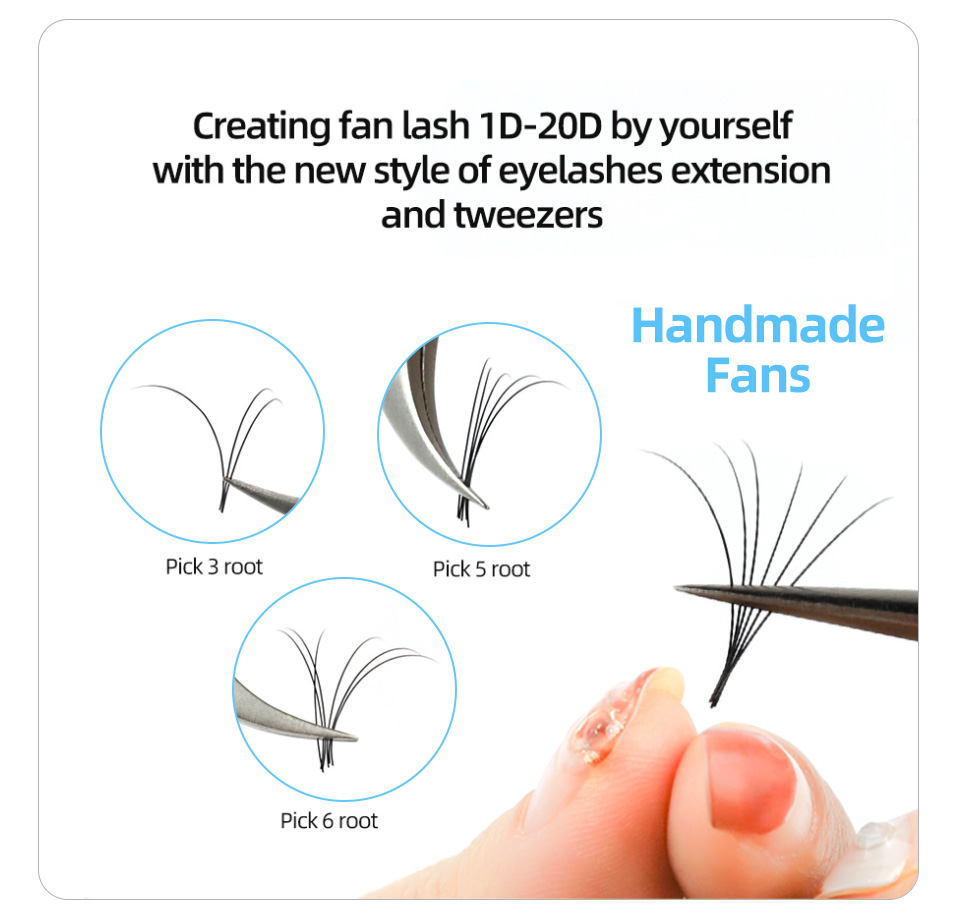Uud-16列の長さのミンクつけまつげ,個別のエクステンショ - Eyelash Extension Russian のレビューと価格