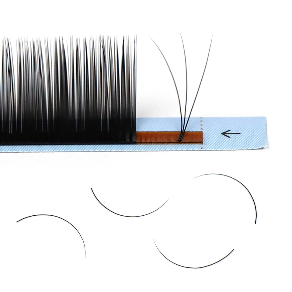 Uud-16列の長さのミンクつけまつげ,個別のエクステンショ - Eyelash Extension Russian のレビューと価格