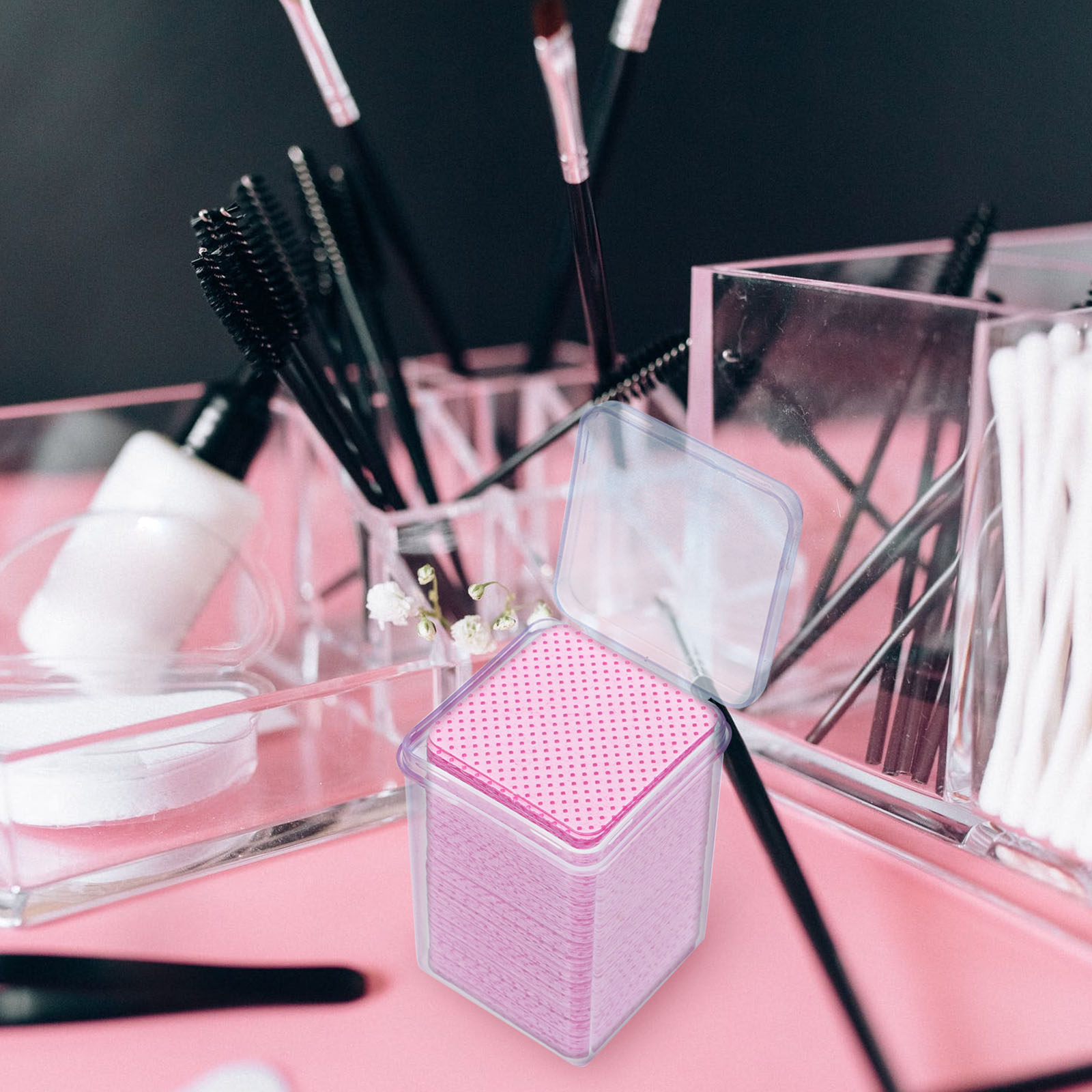 600枚入りクリーニングコットンワイプ まつげエクステ除去ツ - Eyelash Extension Removal のレビューと価格