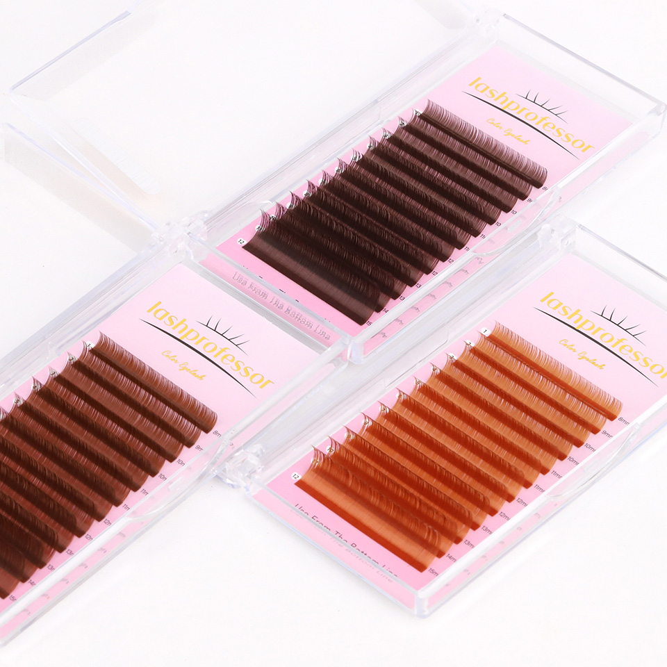 ダークブラウンまつげエクステンション 0.05 0.07 ミ - Eyelash Extension Russian のレビューと価格