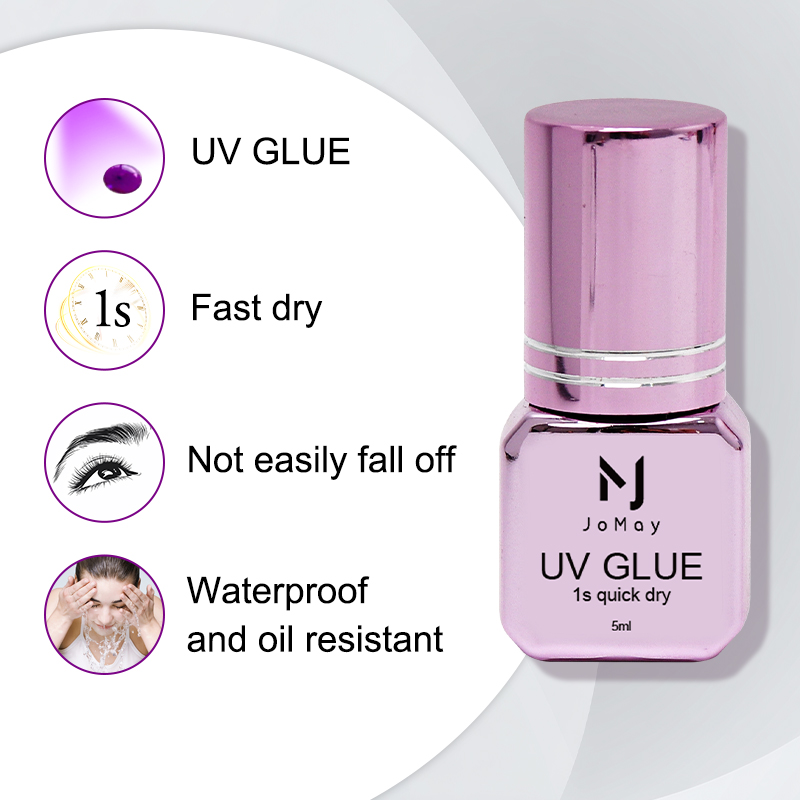 TPOフリー 5ml UVまつげエクステグルー 1秒速乾 強 - Eyelash Extension Glue For Sensitive Eyes のレビューと価格