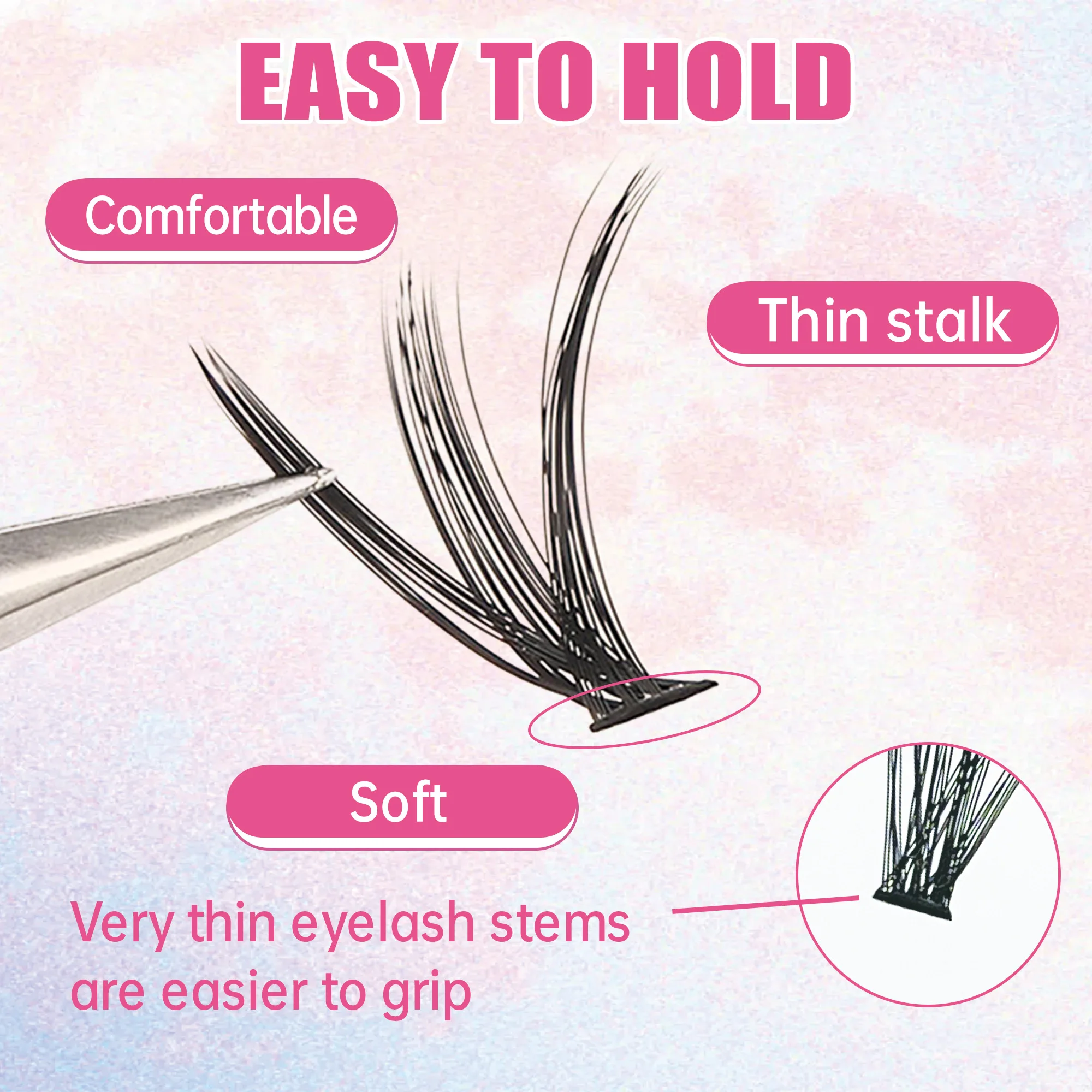 まつげ200本セット、クラスターラッシュボンド＆シール、メイ - Eyelash Extension London のレビューと価格
