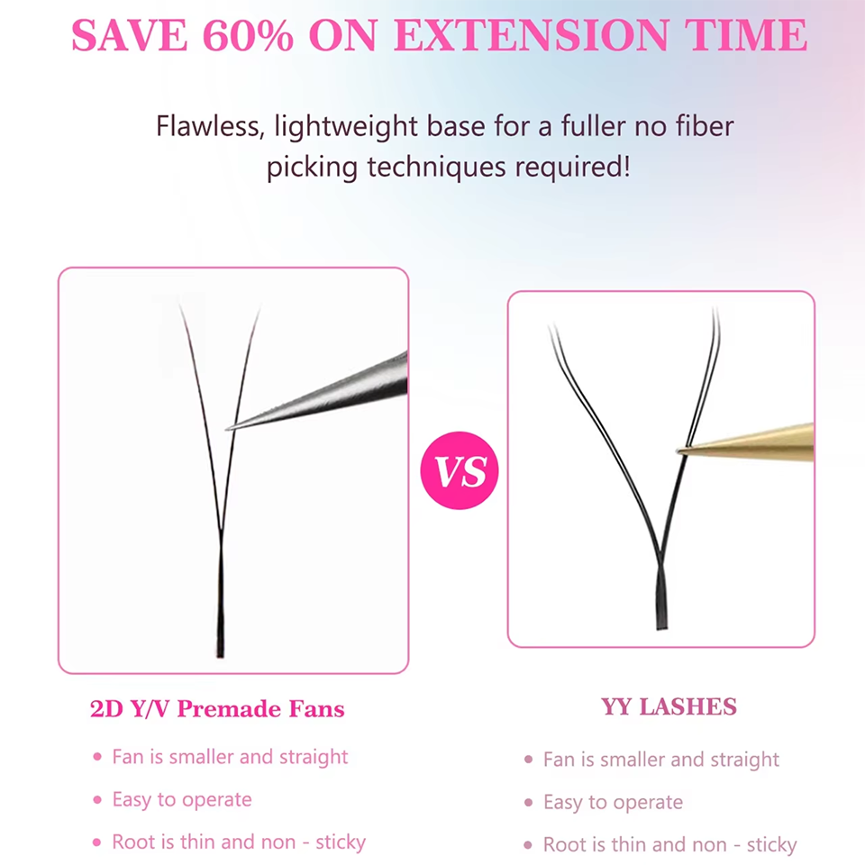 AGUUD YY まつげエクステンション超薄型 2D Y ラ - Eyelash Extension Single Lash のレビューと価格