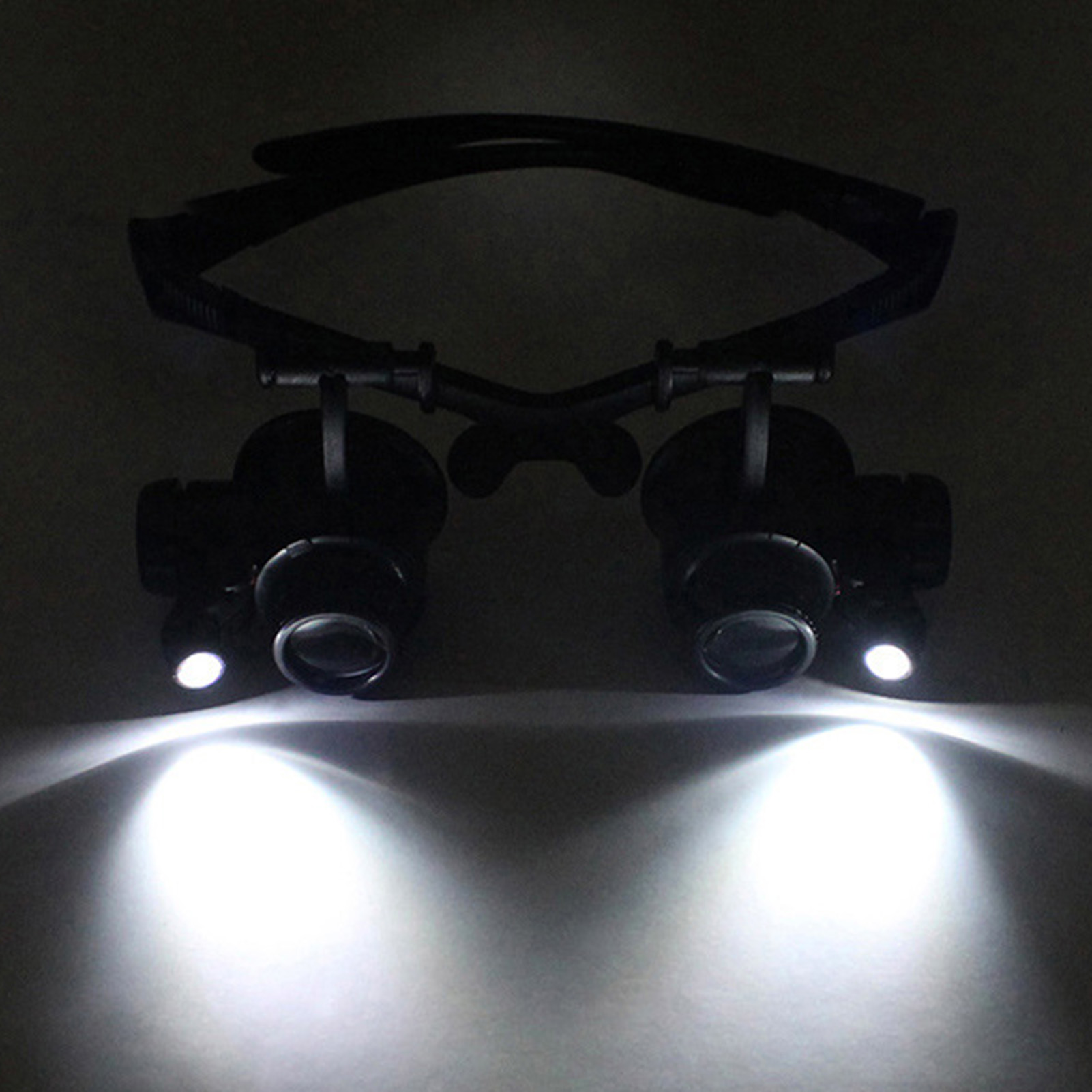 LEDライト付き目の拡大鏡,まつげエクステ,ペイントに適した - Eyelash Extension With Glasses のレビューと価格