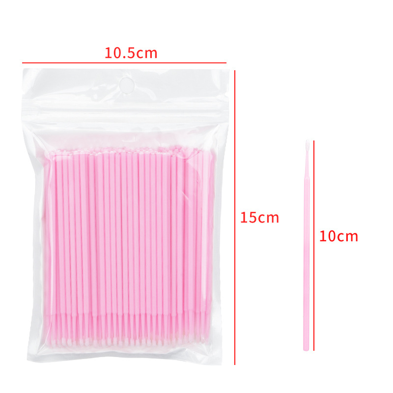 500/1000 個マイクロブラシまつげブラシクリスタル綿棒 - Eyelash Extension Removal のレビューと価格