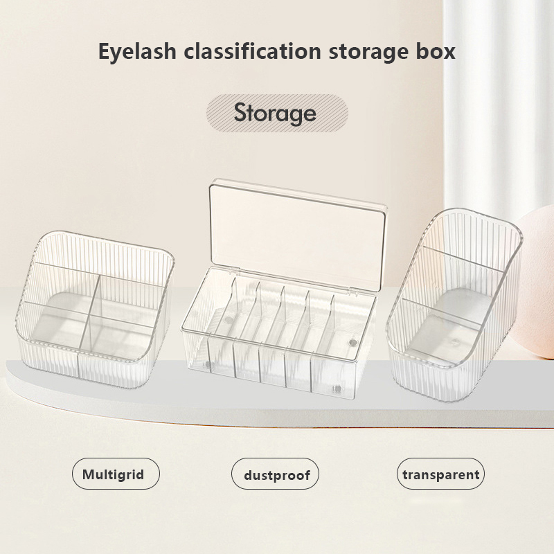 つけまつげ,接着剤,ピンセット,アクリルボックス用の透明ボッ - Eyelash Extension London のレビューと価格