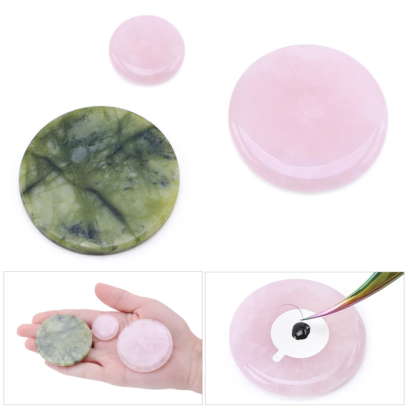 つけまつげ用接着剤パレット,メイクアップアクセサリー,翡翠石 - Eyelash Extension London のレビューと価格