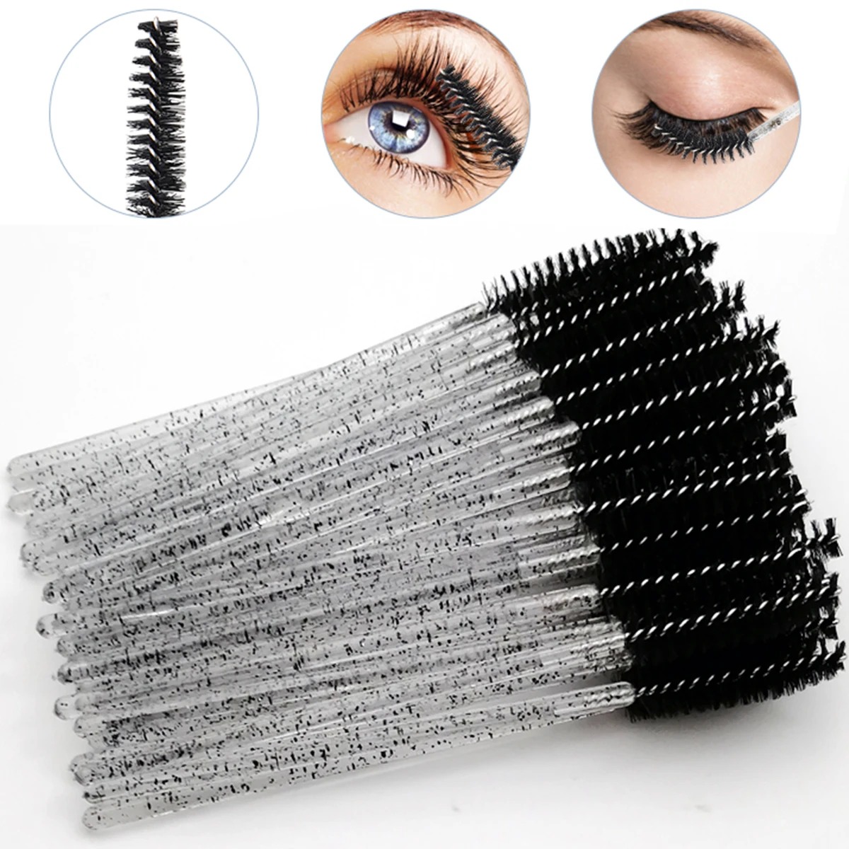 卸売 100 個マスカラ Spoolies 使い捨てまつげ  - Eyelash Extension Salon のレビューと価格