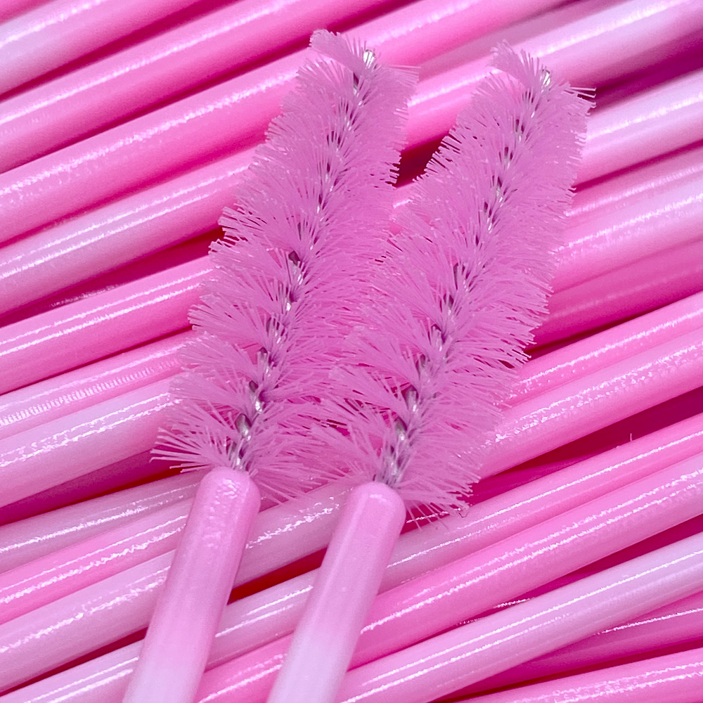 50/500 個卸売眉毛ブラシメイクアップブラシカラフルなマ - Eyelash Extension Wholesale のレビューと価格