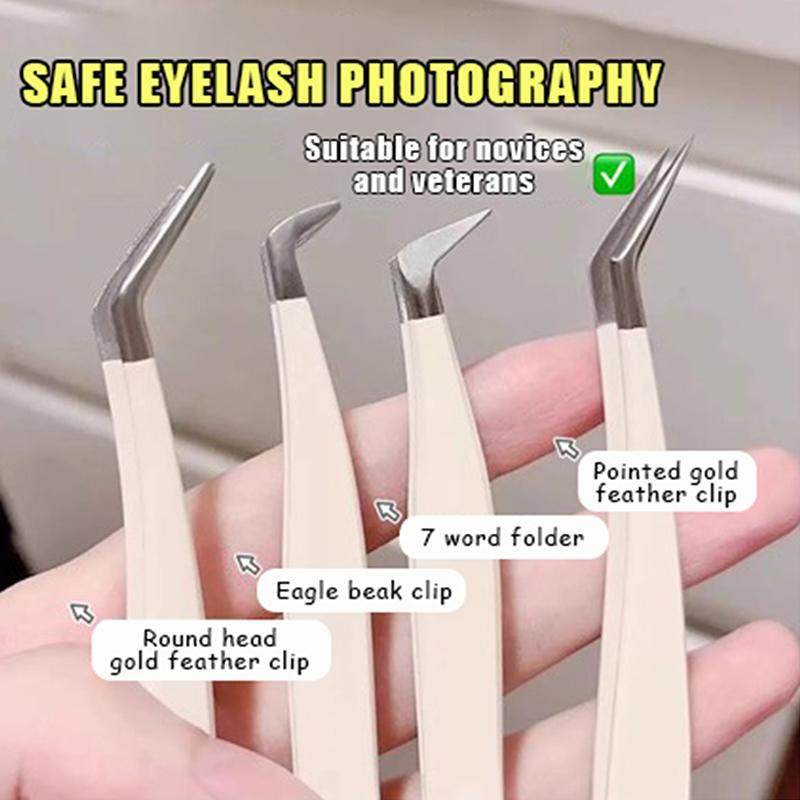 ● つけまつげピンセット 収納ケース付き 滑り止めハンドル  - Eyelash Extension Salon のレビューと価格