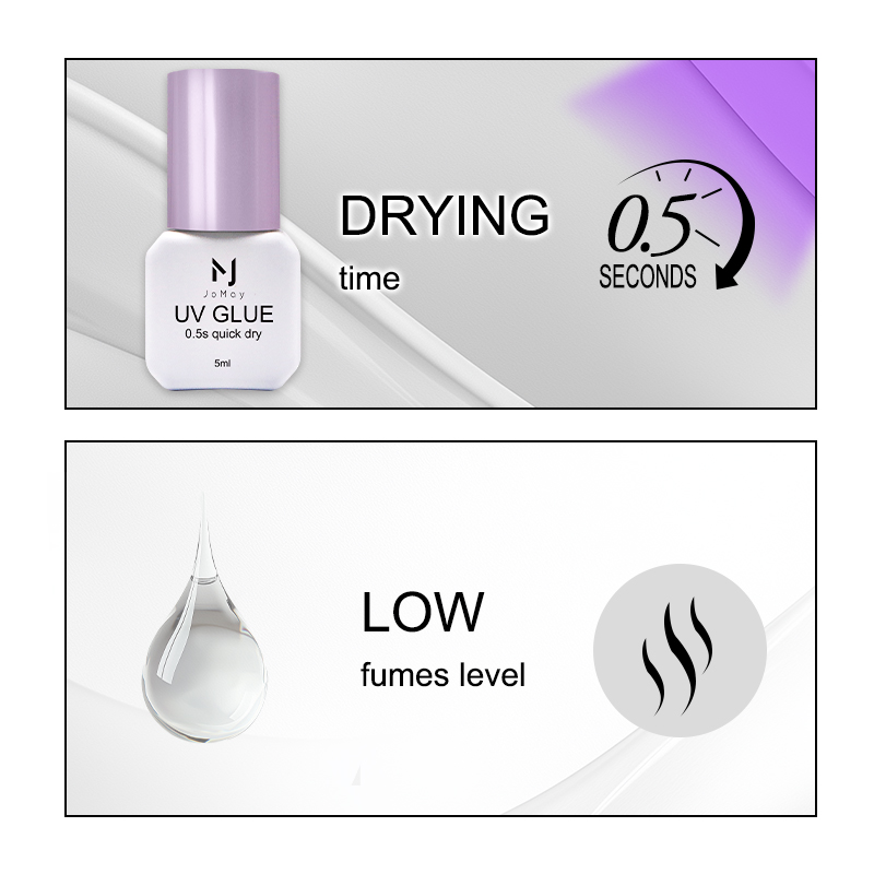 超高速スピードアップ 0.5秒 UVまつげグルー UVライト - Eyelash Extension Glue For Sensitive Eyes のレビューと価格